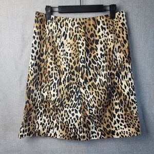 WEILL Leopard Print Pencil Skirt